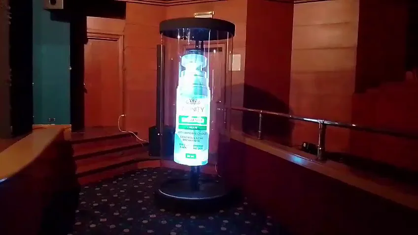 Hyper Sonic Egypt hologram display installation