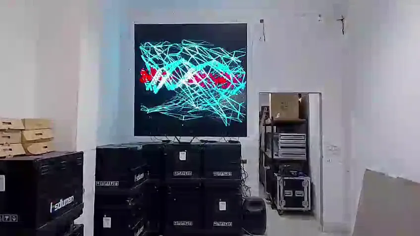 Multi hologram fan setup