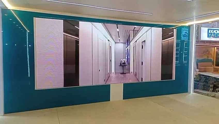 Professional LED display installation by Hyper Sonic Egypt