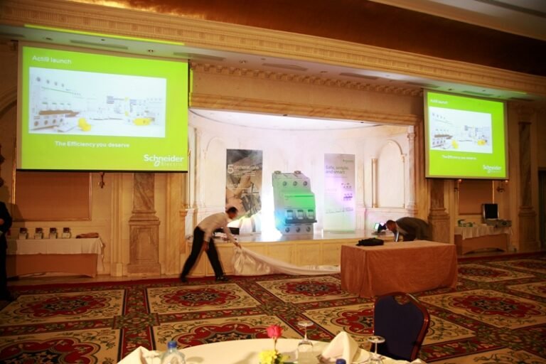 Schneider Electric Conference – Projection Systems, Professional Sound System, Conference Audiovisual Solutions, Technical Installation, On-site Technical Support by Hyper Sonic Egypt